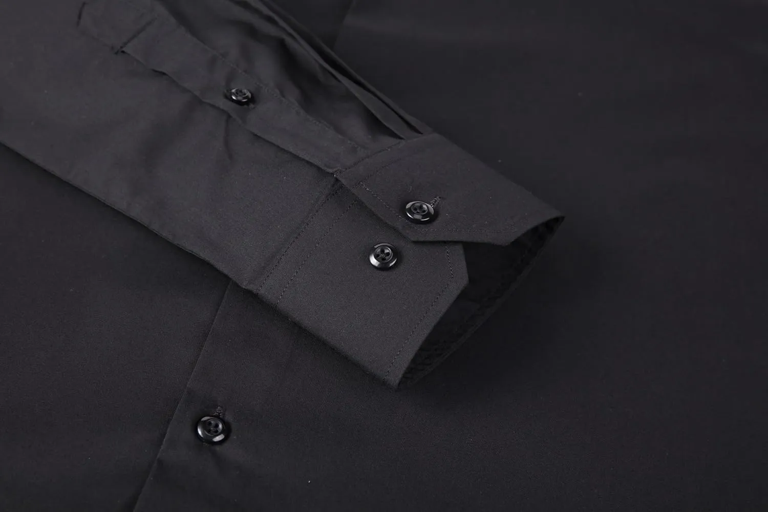 Alex Vando Mens Dress Shirt Easy Care Slim Fit Long Sleeve Cotton Stretch Button Down Shirt