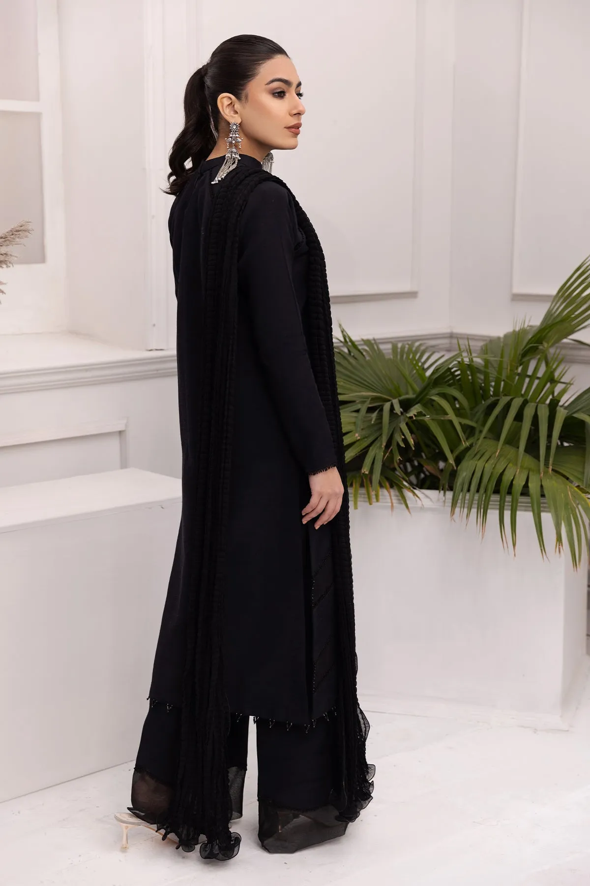 Black Dress 3 piece - RTW1004