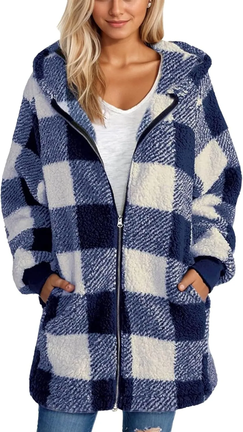 ChicCrate Womens Flannel 2025 Fall Winter Spring Clothes Fashion Casual Clothing
