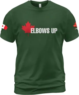 Elbows Up Canada T-Shirt True North Strong and Free Canadian Shirt Unisex Tee Men and Women