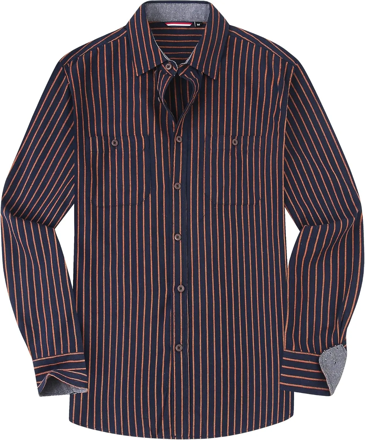 Esabel.C Mens Flannel Shirt Regular Fit Long Sleeve,Casual Button Down Plaid Flannel Shirt for Men