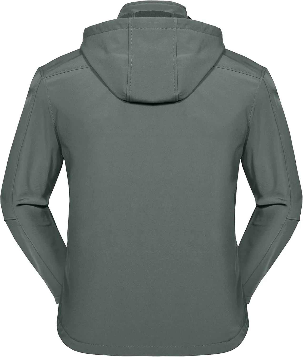 Little Donkey Andy Mens Softshell Jacket with Removable Hood, Fleece Lined