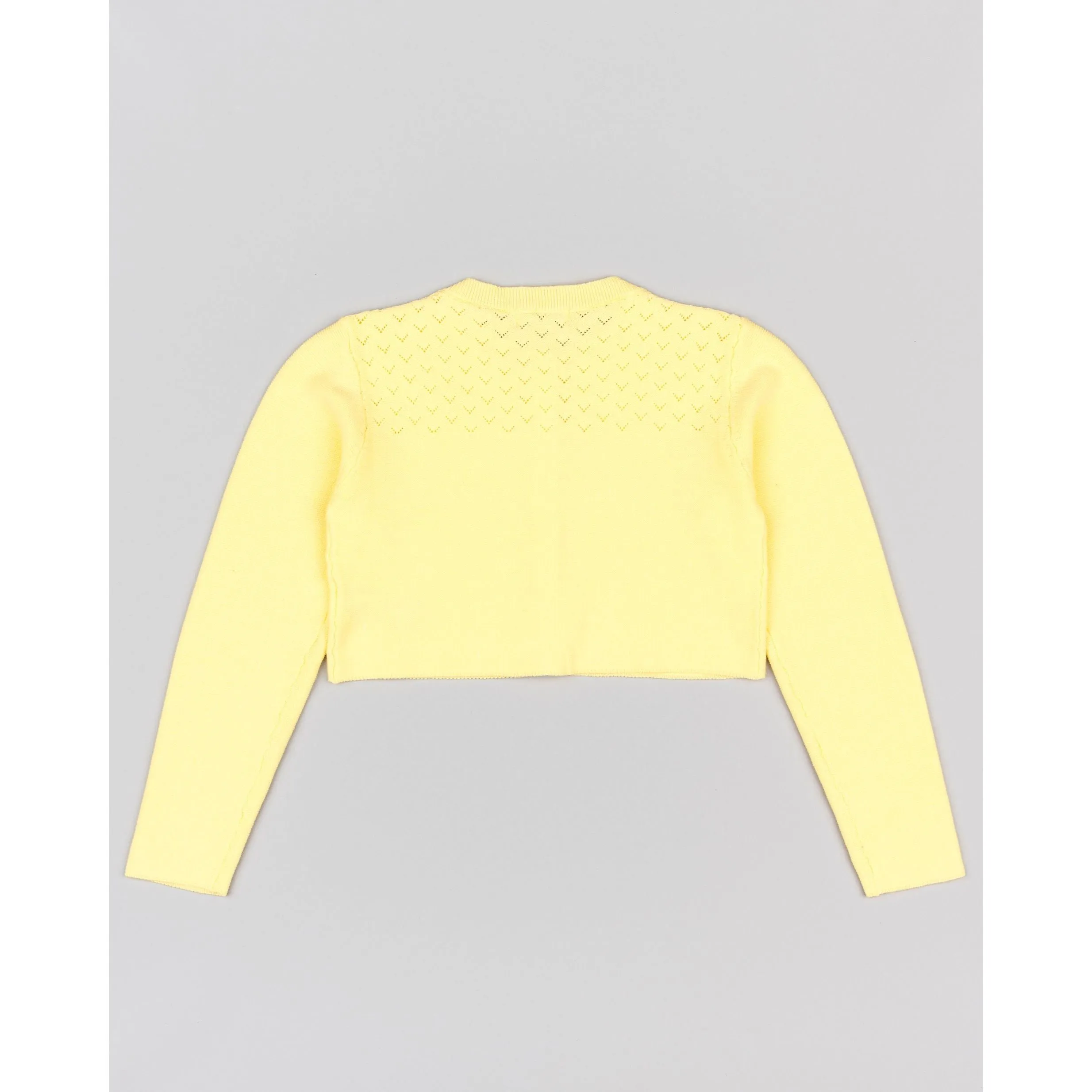 Losan Girls Knit Cardigan LKGAP0201 Light Yellow