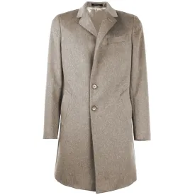 Made in Italy Beige Wool Men Jacket Made in Italy Beige Wool Men Jacket