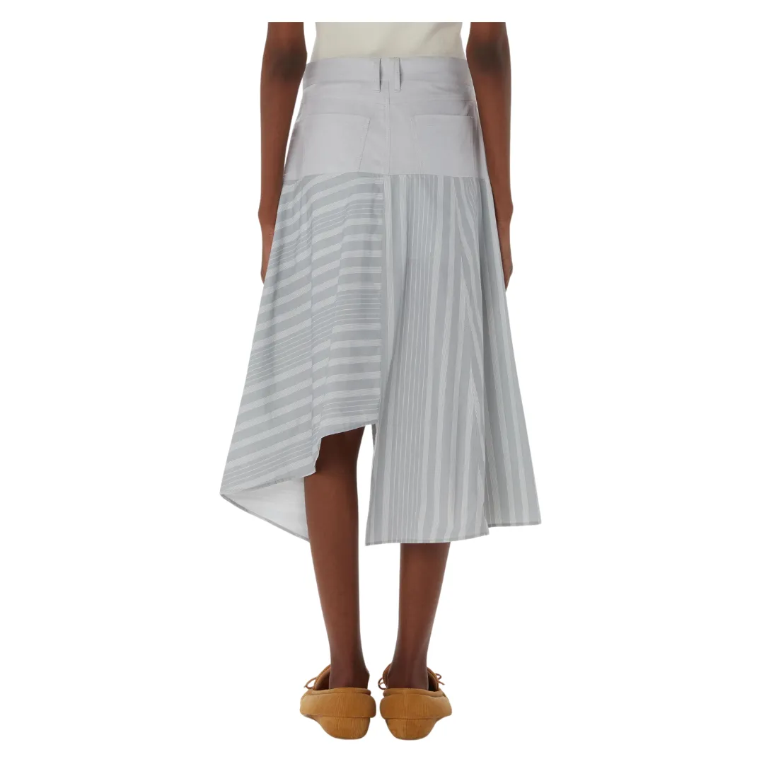 Patchwork A-Line Skirt