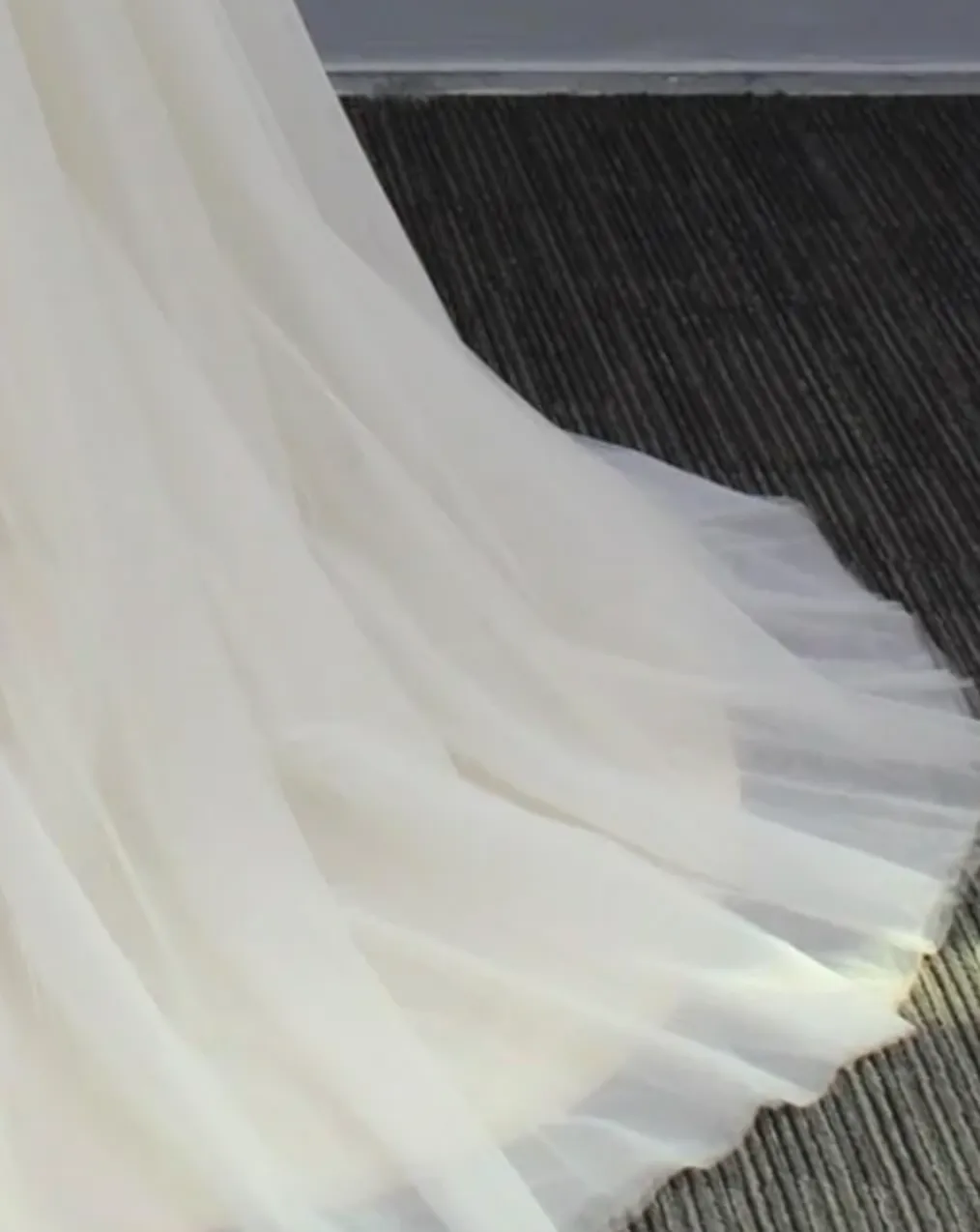 Plus Size Cut Tulle A Line Lace Bridal Wedding Gown